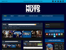 Tablet Screenshot of mixednutsproductions.com